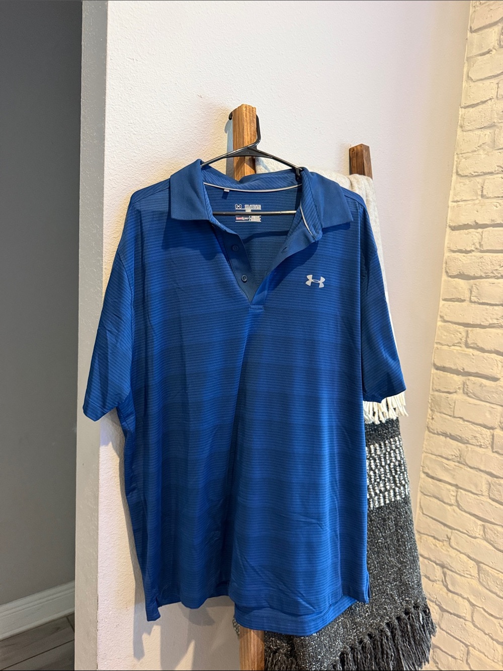 Under Armour Men’s Royal Blue Short-Sleeve Polo